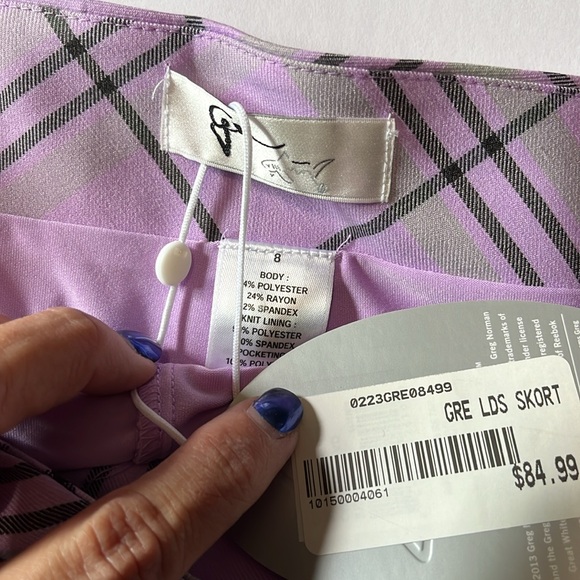 NWT skirt / skort by Greg Norman size 8 - Picture 3 of 5